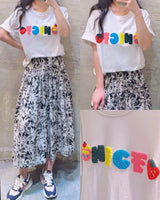 Knitting Words Tee (2 colours) (pre order)