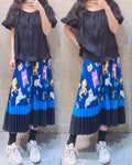 Animals Pleated Skirt (pre order)