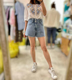 Ethnic Style Top (2 colours) (pre order)