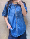 Ethnic Style Denim Top (pre order)