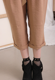 High Waist Ankle Length Pants (2 colours)