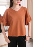 3D Puff Sleeves Top (3 colours)