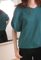 3D Puff Sleeves Top (3 colours)