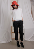 Solid Colour Straight Leg Pants (2 colours)