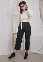 Solid Colour Straight Leg Pants (2 colours)