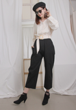 Solid Colour Straight Leg Pants (2 colours)