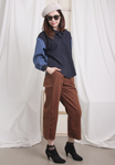 Solid Colour Straight Leg Pants (2 colours)