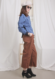Solid Colour Straight Leg Pants (2 colours)