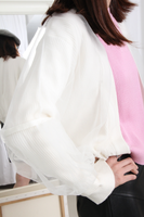 Mesh Coated Wool Cardigan (2 colours)
