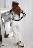 Pinstriped Weaving Top / Jacket (2 colours)