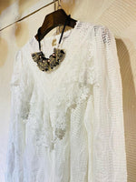 V-Shape Lace Trimmed Top (pre order)