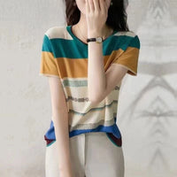 Multi Colours Knit Top (3 colours) (pre order)