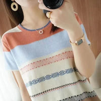 Multi Colours Knit Top (3 colours) (pre order)