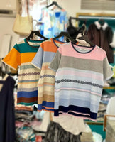Multi Colours Knit Top (3 colours) (pre order)