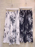 Printed Embossing Skirt (2 colours) (pre order)