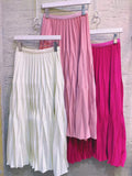 Diamond Pattern Embossing Skirt (6 colours) (pre order)