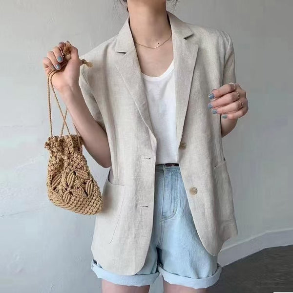 Linen Suit Outer (3 colours) (pre order)