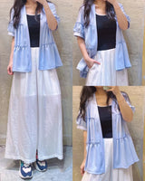 Ruffle Trimmed Outer (3 colours) (pre order)