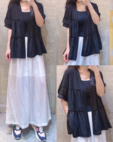 Ruffle Trimmed Outer (3 colours) (pre order)