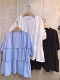 Ruffle Trimmed Outer (3 colours) (pre order)