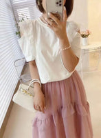 Embroidered Shoulder Top (3 colours) (pre order)