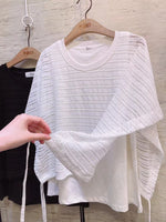 Dolman Sleeves Knit Top (2 colours) (pre order)