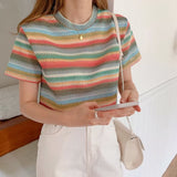 Multi Colours Striped Top (2 colours) (pre order)