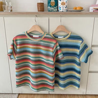 Multi Colours Striped Top (2 colours) (pre order)