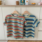 Multi Colours Striped Top (2 colours) (pre order)