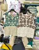 Crochet Knit Vest (2 colours) (pre order)