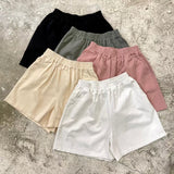 Elastic Waist Shorts (7 colours) (pre order)