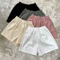 Elastic Waist Shorts (7 colours) (pre order)