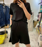 Embossing Top with Pants Set (2 colours) (pre order)