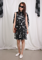 Cloak Button Dress
