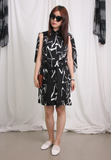 Cloak Button Dress