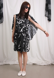 Cloak Button Dress