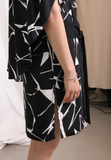 Cloak Button Dress