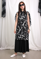 Cloak Button Dress