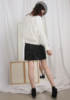 Mesh Coated Wool Cardigan (2 colours)