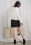 Mesh Coated Wool Cardigan (2 colours)