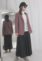 High Waist Pleated Wide Leg Pants