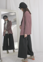 High Waist Pleated Wide Leg Pants