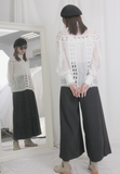 High Waist Pleated Wide Leg Pants