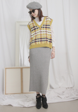 Solid Colour Knit Skirt (2 colours)