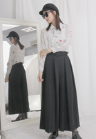 High Waist Pleated Wide Leg Pants