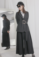 High Waist Pleated Wide Leg Pants