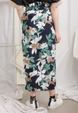 High Waist Floral Skirt
