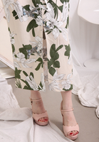 High Waist Floral Skirt