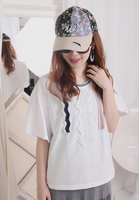 Ethnic Ribbon Trims Top