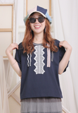 Ethnic Ribbon Trims Top